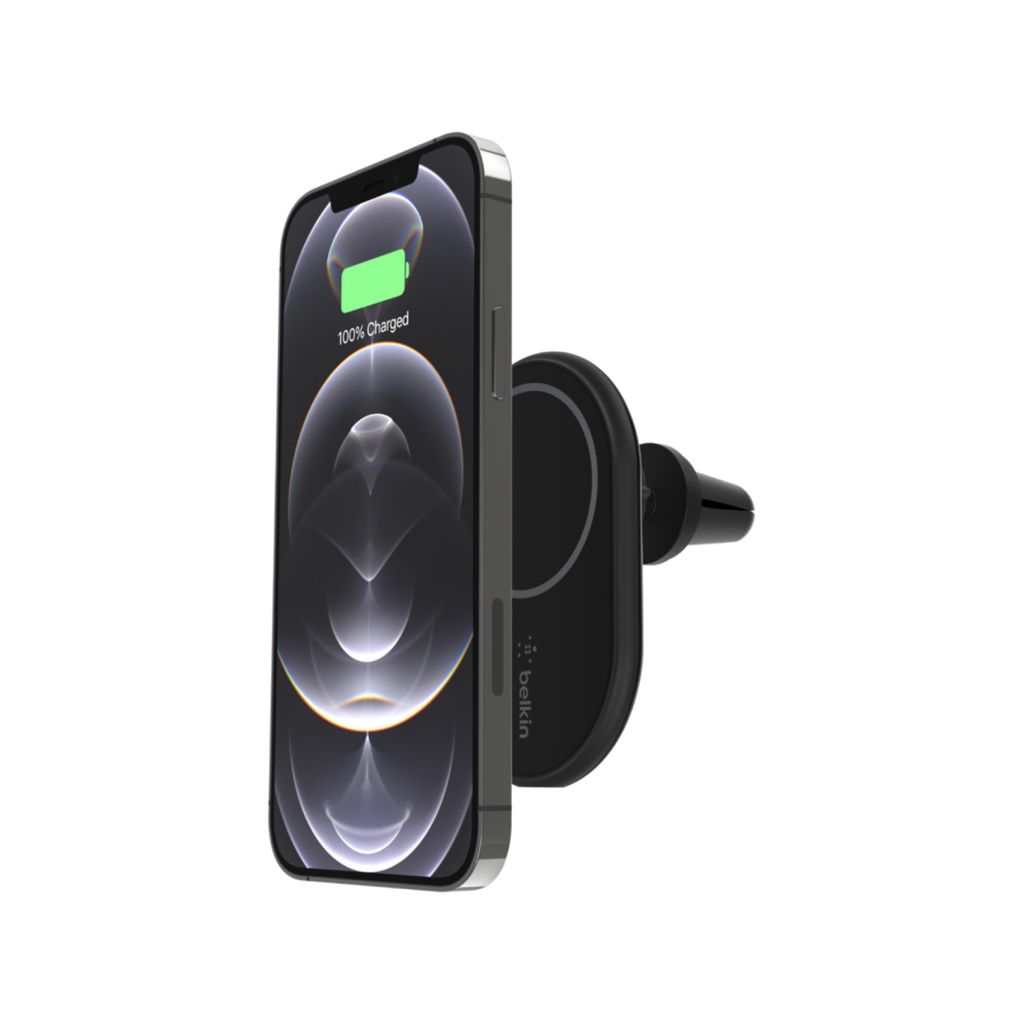 Belkin Magnetic Wireless Car Vent Mount MagSafe - MagSafe draadloze autolader - Zwart