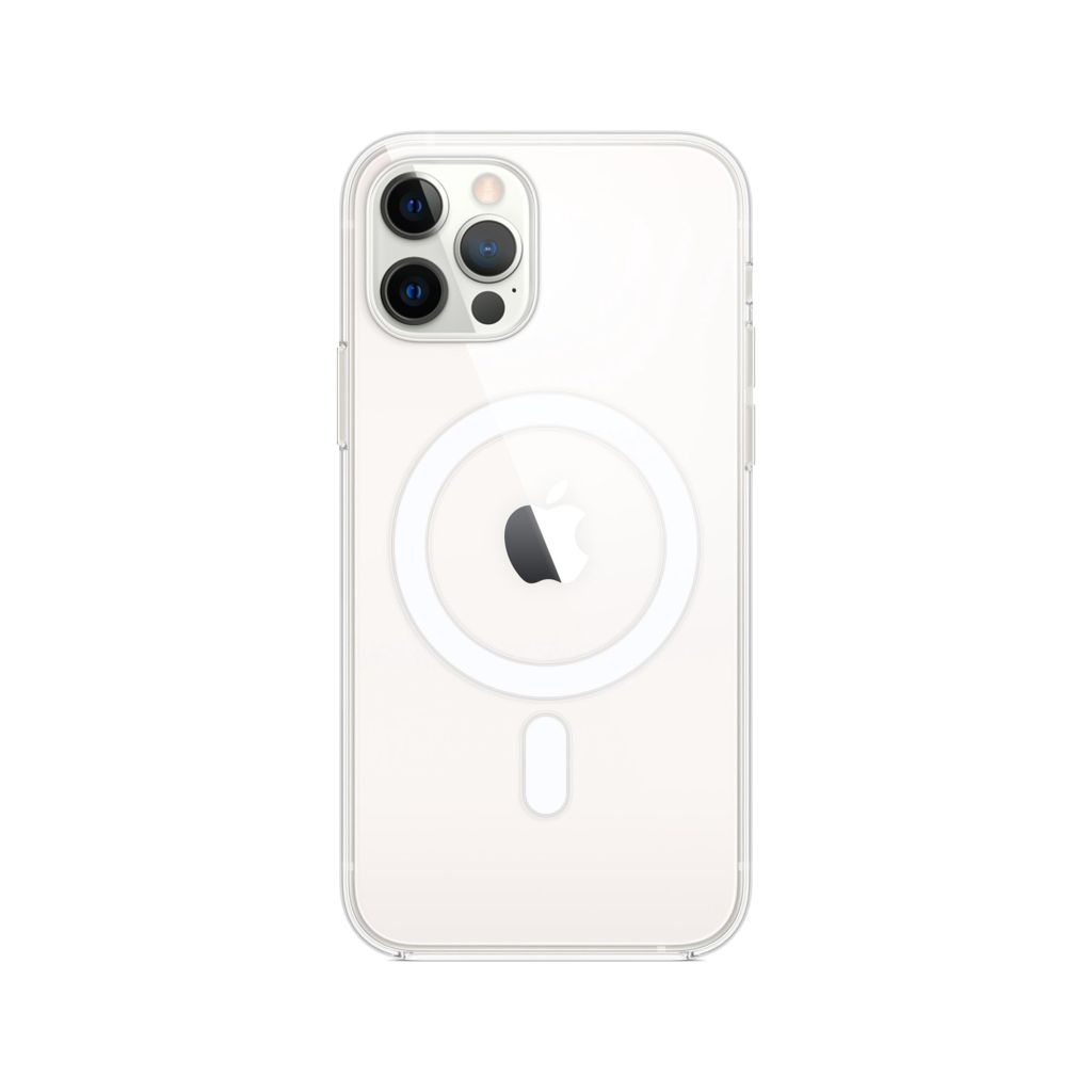 Clearcase MagSafe Apple iPhone 12 (Pro) - Transparant