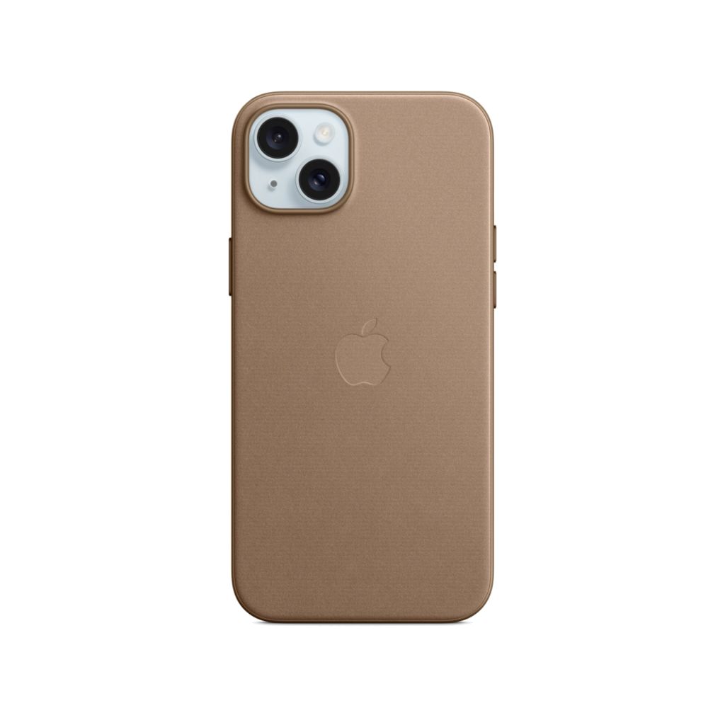 FineWoven Backcover MagSafe Apple iPhone 15 Plus - Taupe
