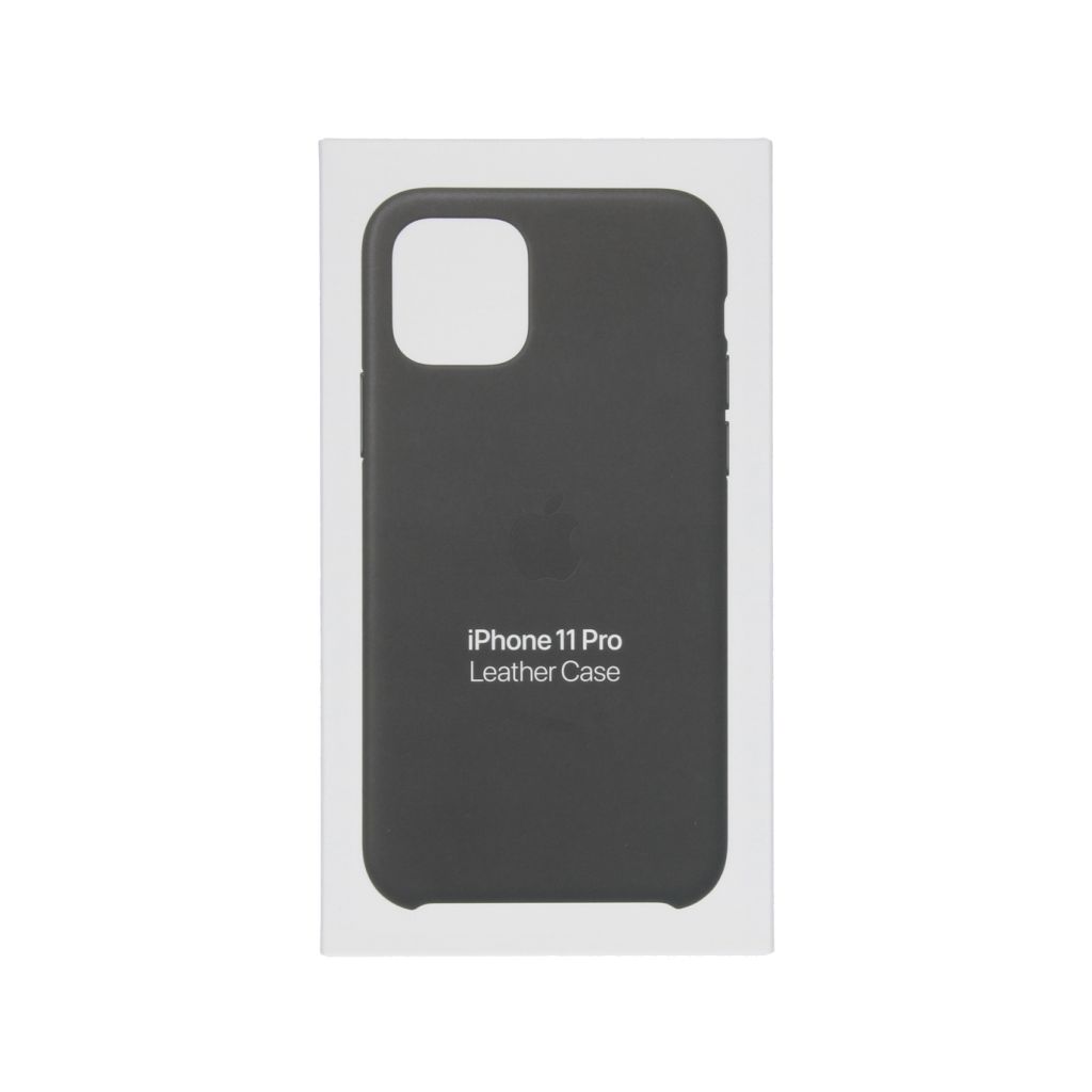 Leather Backcover Apple iPhone 11 Pro - Black