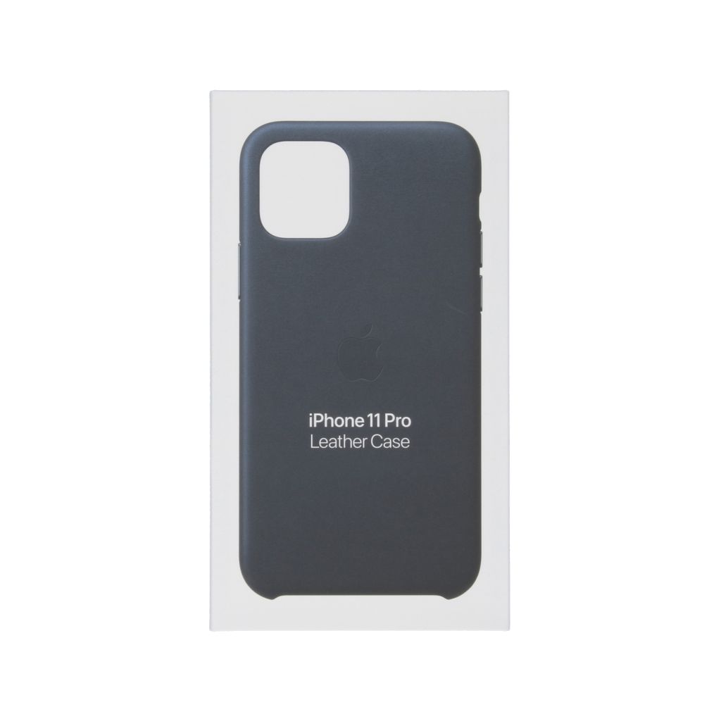 Leather Backcover Apple iPhone 11 Pro - Midnight Blue