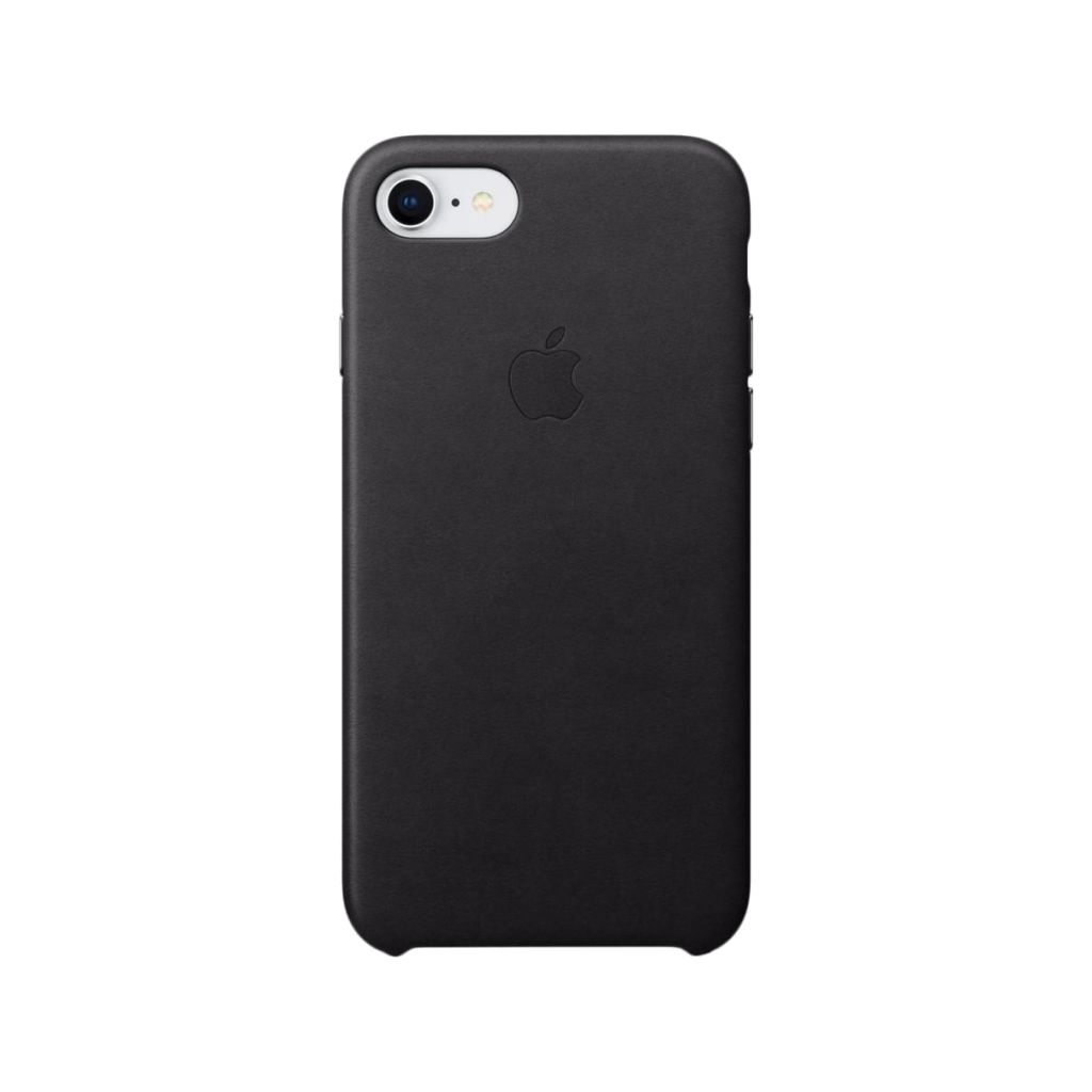 Leather Backcover Apple iPhone SE (2022 / 2020) / 8 / 7 - Black