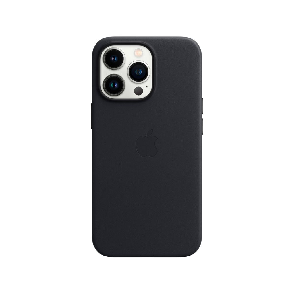 Leather Backcover MagSafe Apple iPhone 13 Pro - Midnight