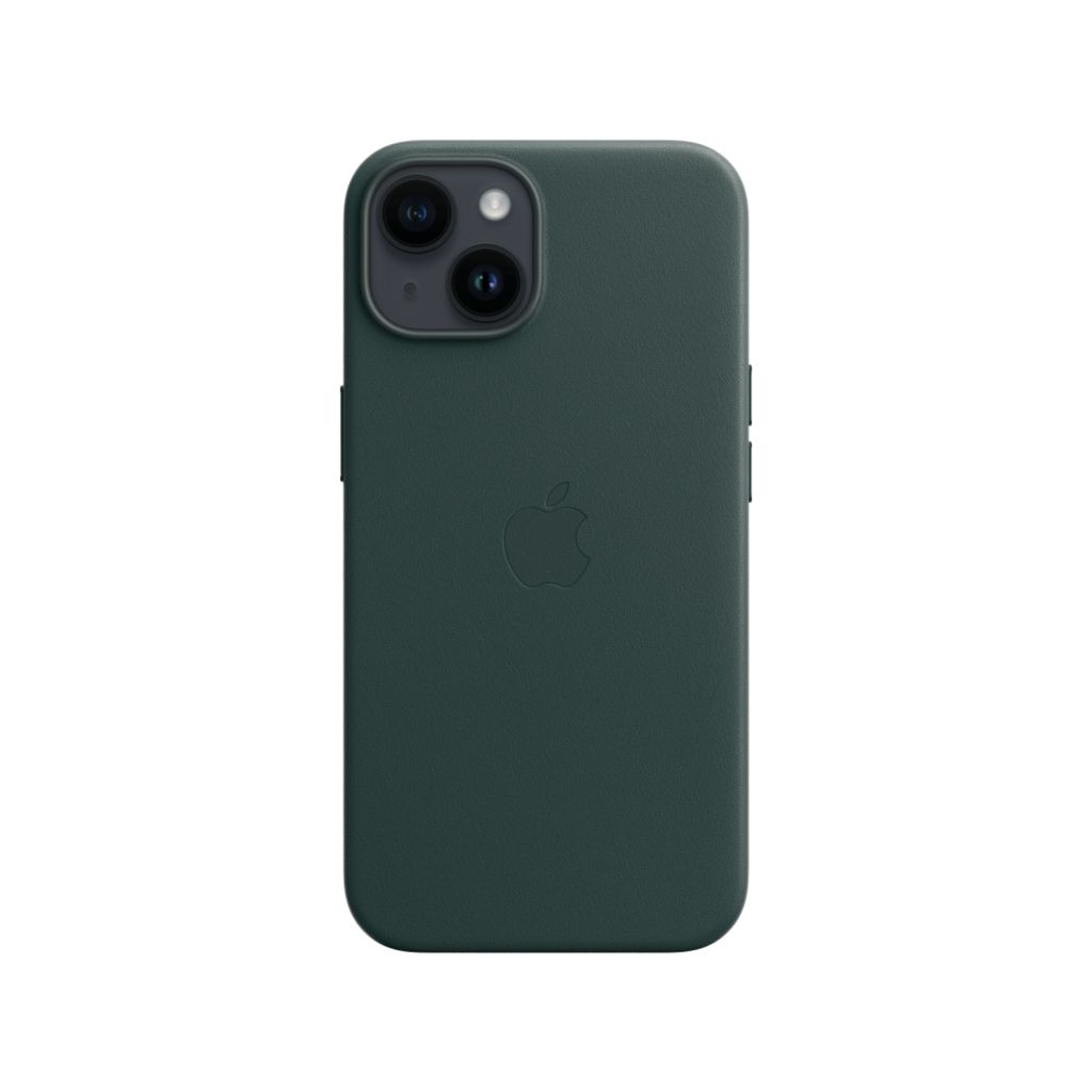 Leather Backcover MagSafe Apple iPhone 14 - Forest Green