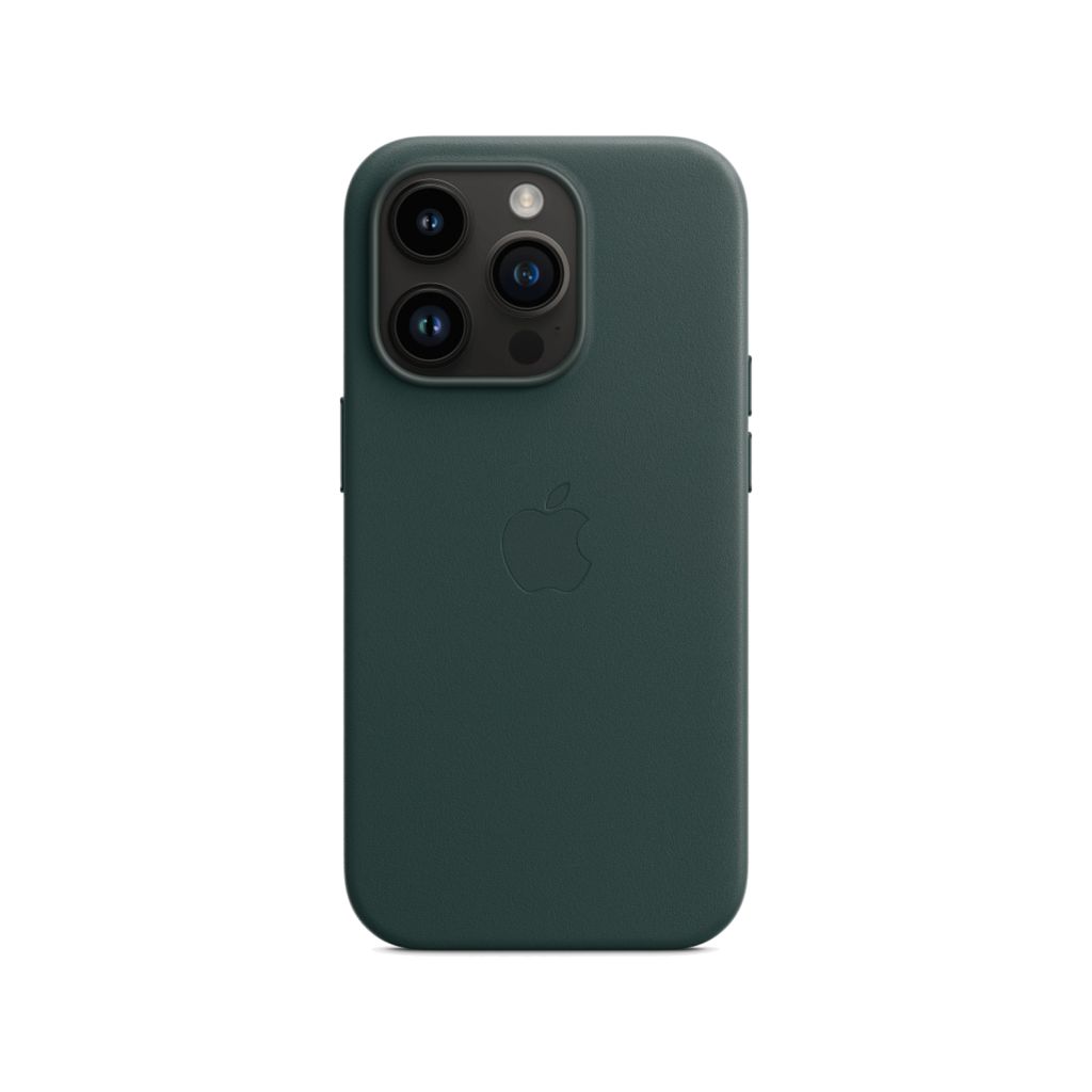 Leather Backcover MagSafe Apple iPhone 14 Pro - Forest Green