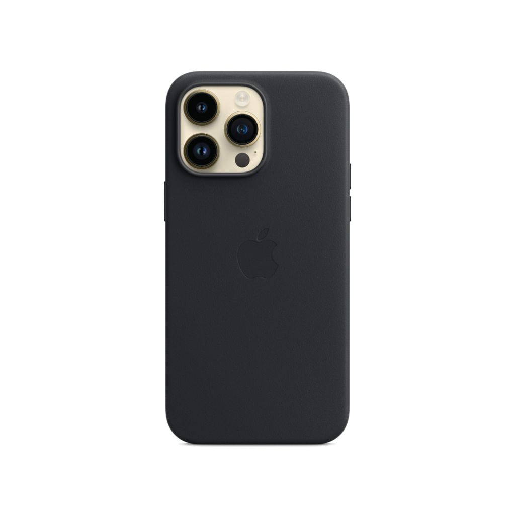 Leather Backcover MagSafe Apple iPhone 14 Pro Max - Midnight