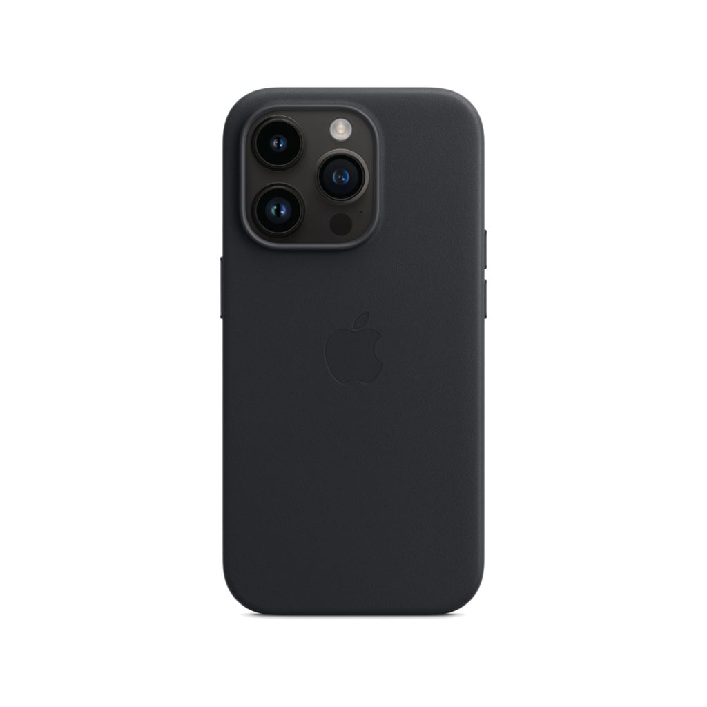 Leather Backcover MagSafe Apple iPhone 14 Pro - Midnight