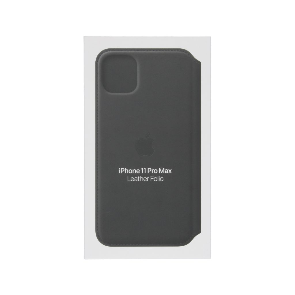 Leather Folio Bookcase Apple iPhone 11 Pro Max - Black