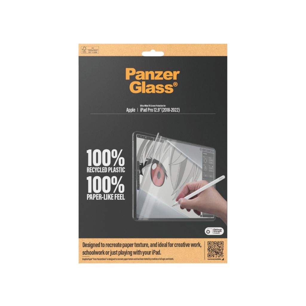 PanzerGlass GraphicPaper Ultra-Wide Fit Screenprotector Apple iPad Pro 12.9 (2018/2020/2021/2022)