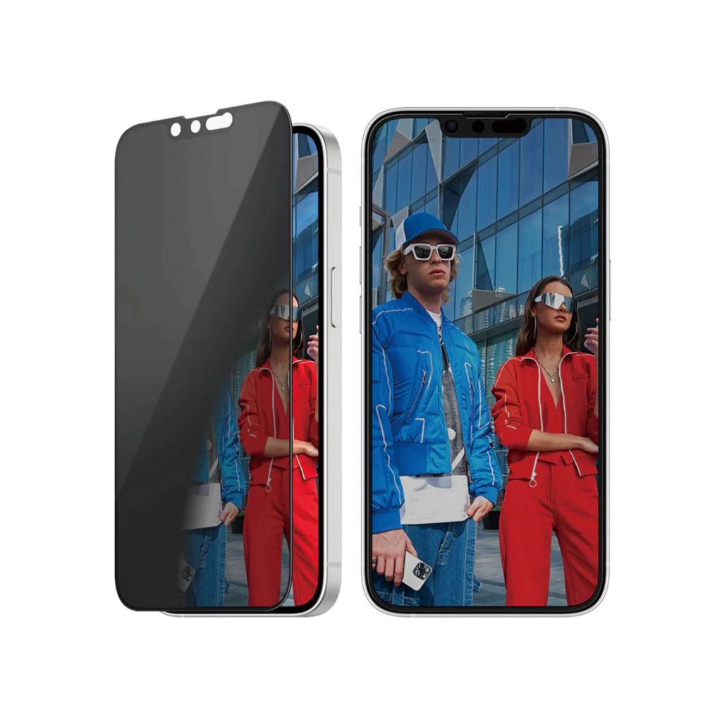 PanzerGlass Privacy Ultra-Wide Fit Anti-Bacterial Screenprotector incl. applicator Apple iPhone 13 / 13 Pro / 14 / 16e