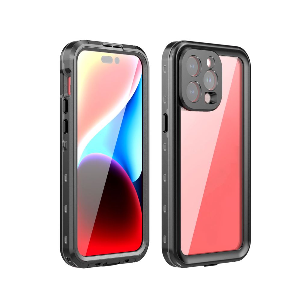 Redpepper Dot Plus Waterproof Backcover Apple iPhone 15 Pro Max - Zwart