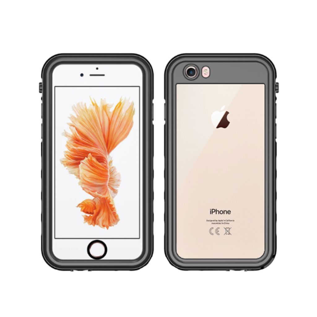 Redpepper Dot Plus Waterproof Backcover Apple iPhone SE (2022 / 2020) / 8 / 7 / 6(s) - Zwart