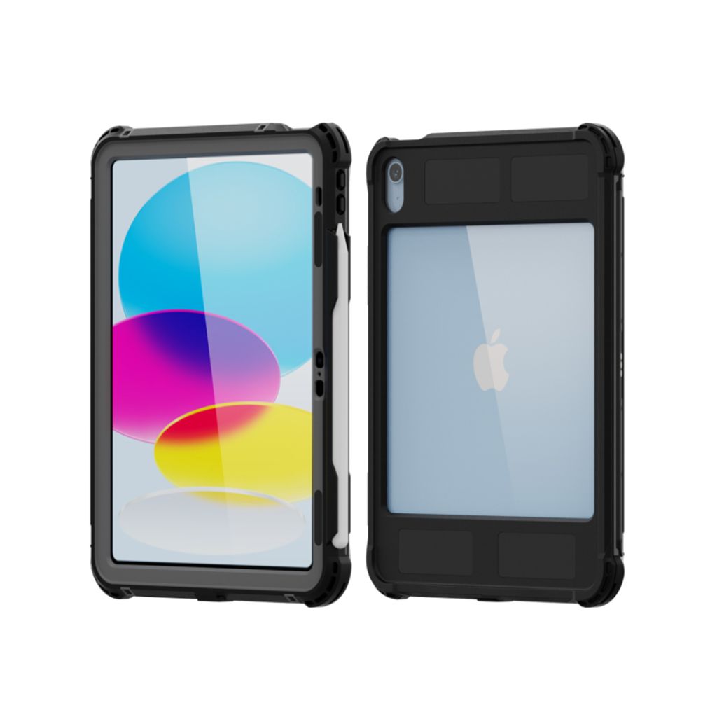 Redpepper Waterproof Backcase Apple iPad 11 (2025) 11 inch / iPad 10 (2022) 10.9 inch - Zwart