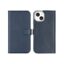 Selencia Echt Lederen Bookcase Apple iPhone 14 - Blauw