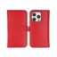 Selencia Echt Lederen Bookcase Apple iPhone 15 Pro - Rood