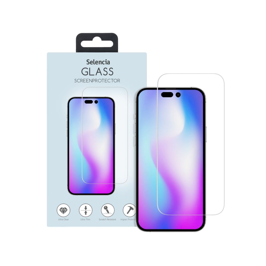 Selencia Gehard Glas Screenprotector Apple iPhone 14 Pro