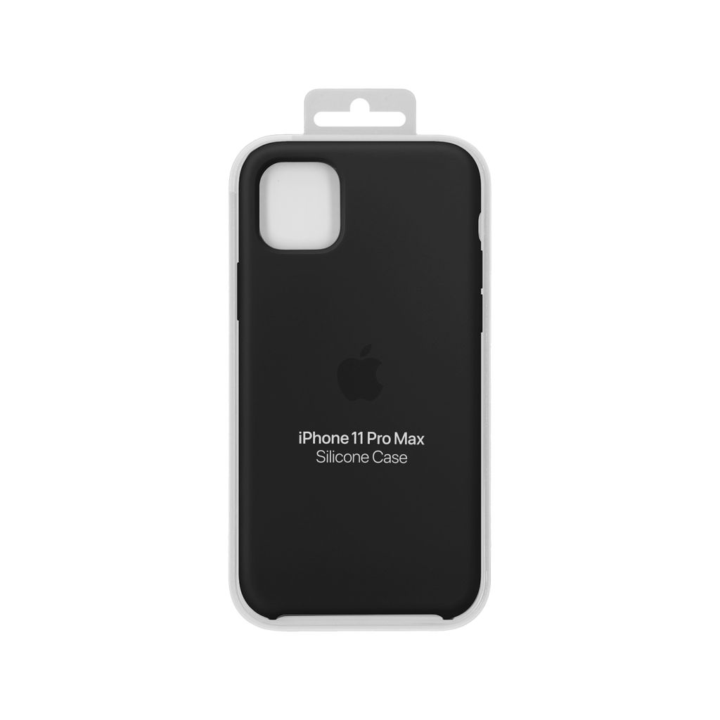 Silicone Backcover Apple iPhone 11 Pro Max - Black