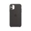 Silicone Backcover Apple iPhone 11 - Zwart