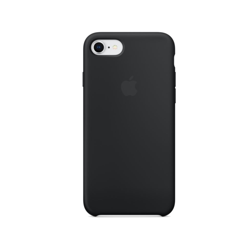 Silicone Backcover Apple iPhone SE (2022 / 2020) / 8 / 7 - Black