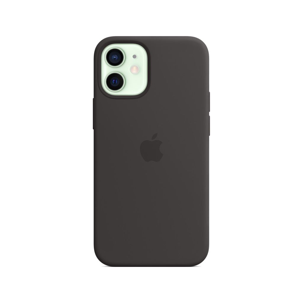 Silicone Backcover MagSafe Apple iPhone 12 Mini - Black