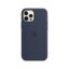 Silicone Backcover MagSafe Apple iPhone 12 (Pro) - Deep Navy