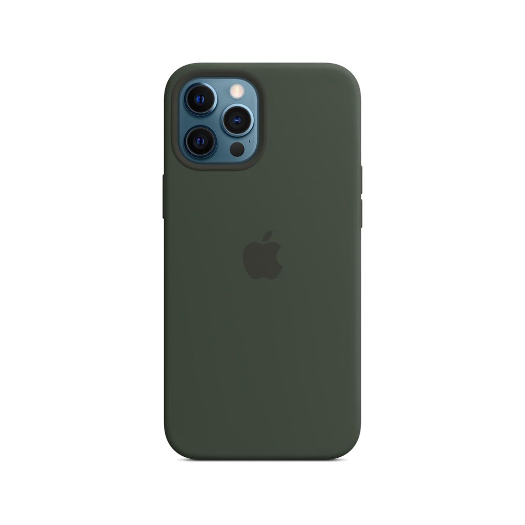 Silicone Backcover MagSafe Apple iPhone 12 Pro Max - Cypress Green