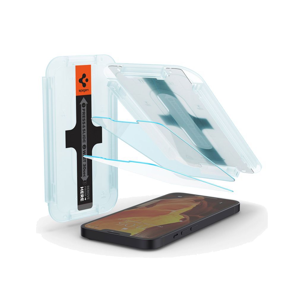 Spigen GLAStR EZ Fit Screenprotector + Applicator 2-pack Apple iPhone 13 Mini