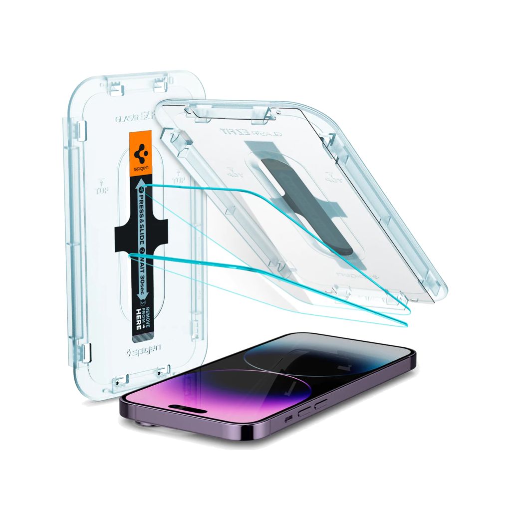 Spigen GLAStR EZ Fit Screenprotector + Applicator 2-pack Apple iPhone 14 Pro Max