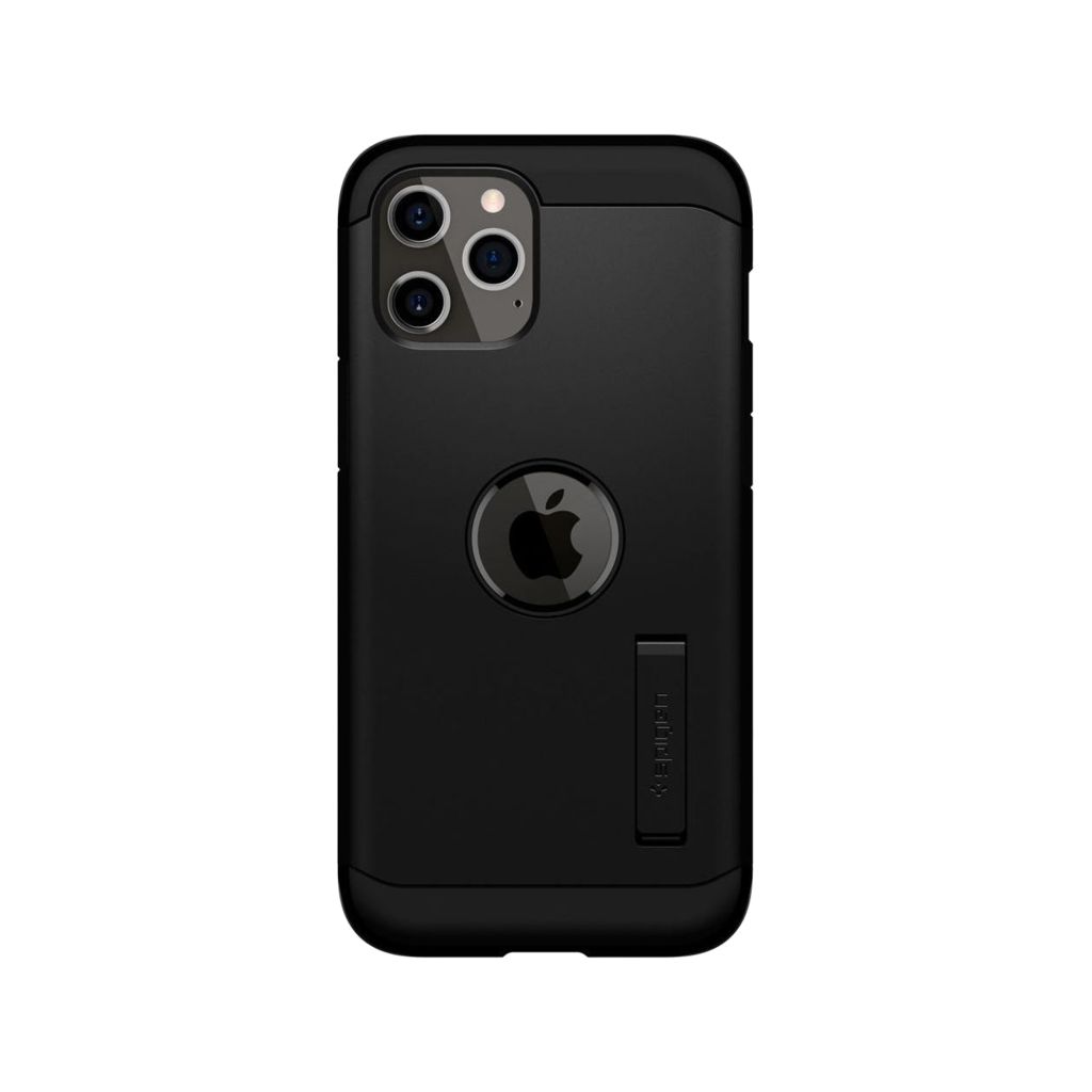 Spigen Tough Armor Backcover Apple iPhone 12 (Pro) - Zwart