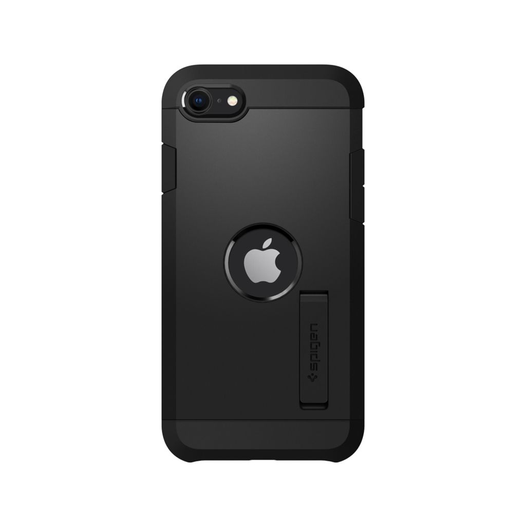 Spigen Tough Armor Backcover Apple iPhone SE (2022 / 2020) - Zwart