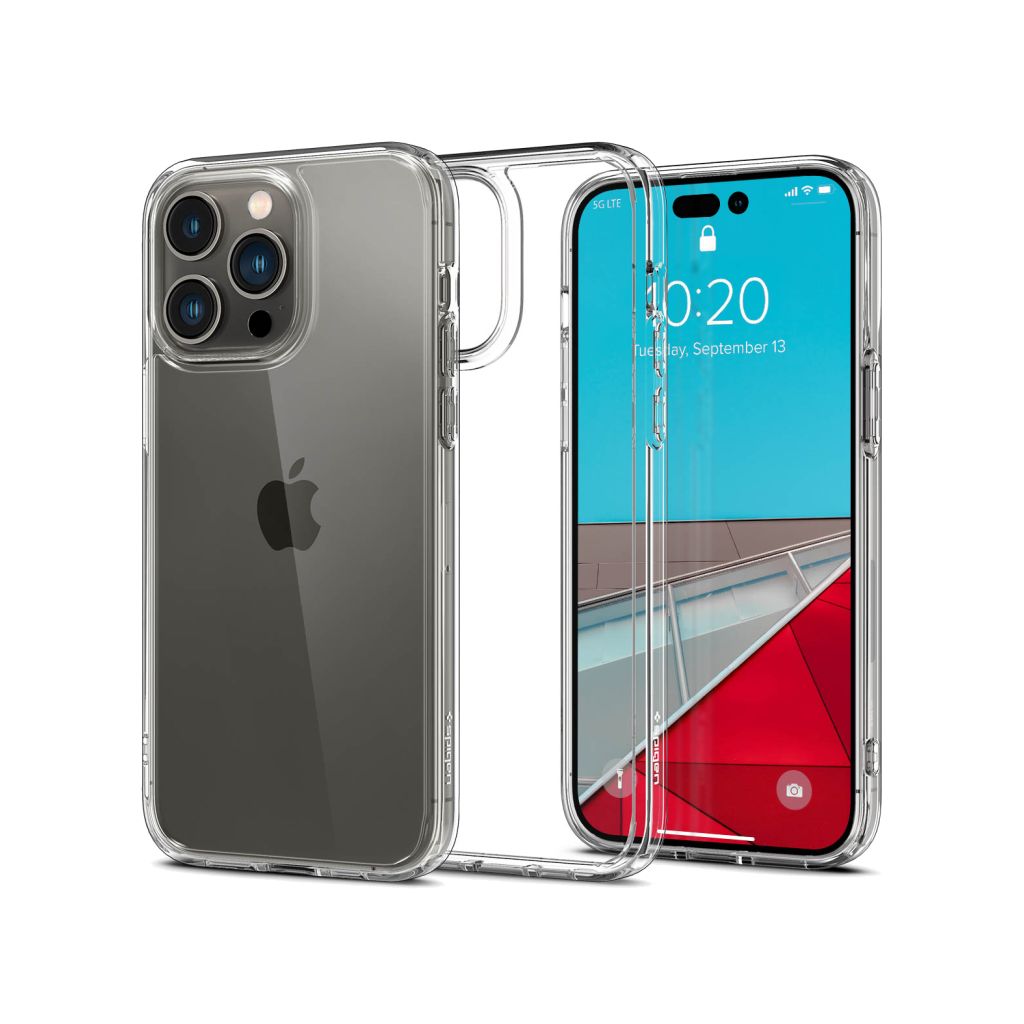 Spigen Ultra Hybrid Backcover Apple iPhone 14 Pro - Transparant