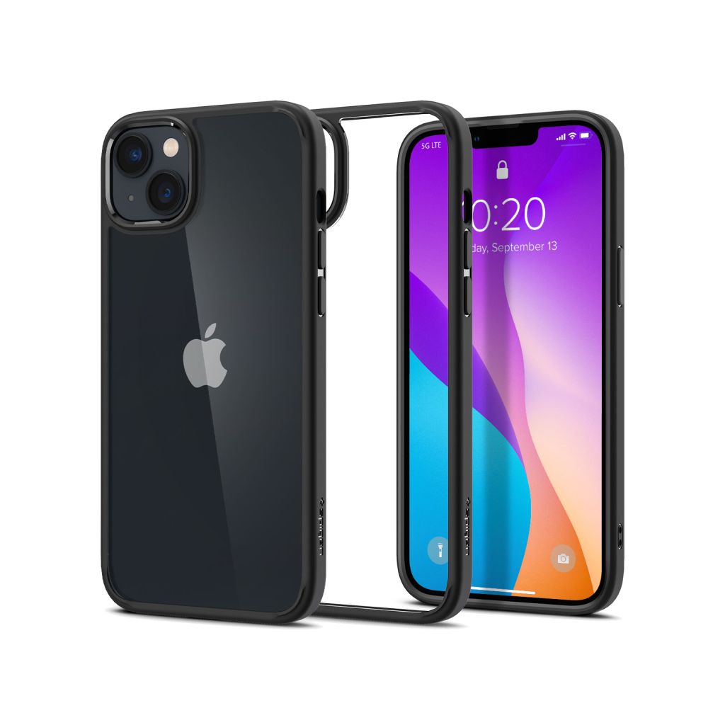 Spigen Ultra Hybrid Backcover Apple iPhone 14 - Zwart