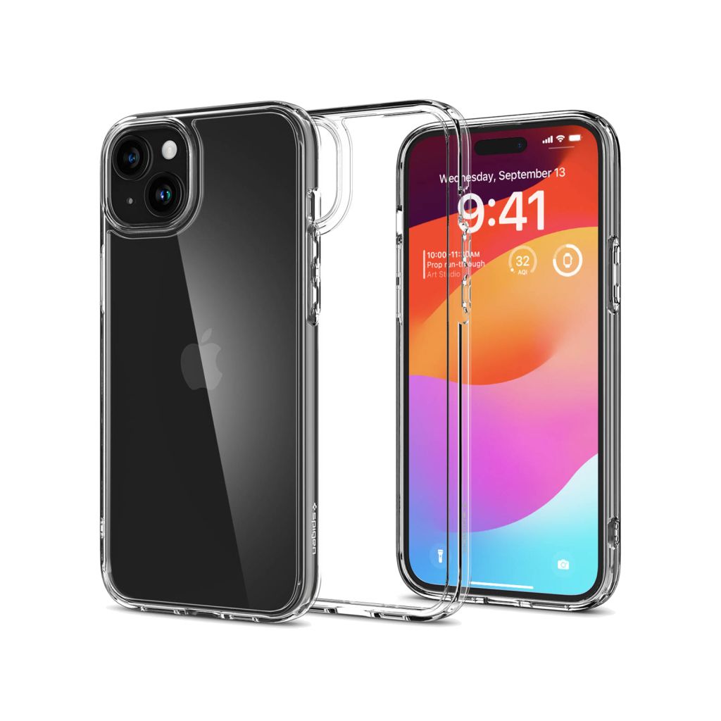 Spigen Ultra Hybrid Backcover Apple iPhone 15 - Crystal Clear