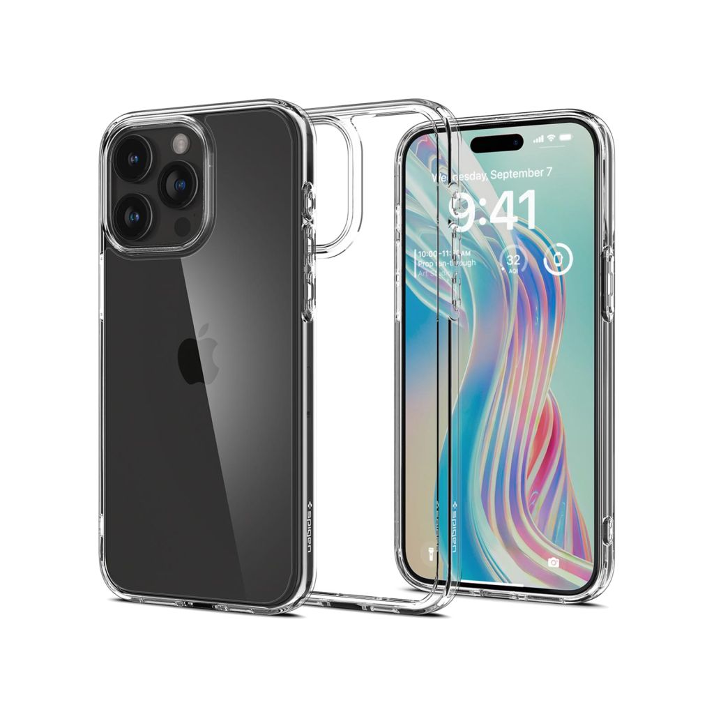 Spigen Ultra Hybrid Backcover Apple iPhone 15 Pro - Crystal Clear