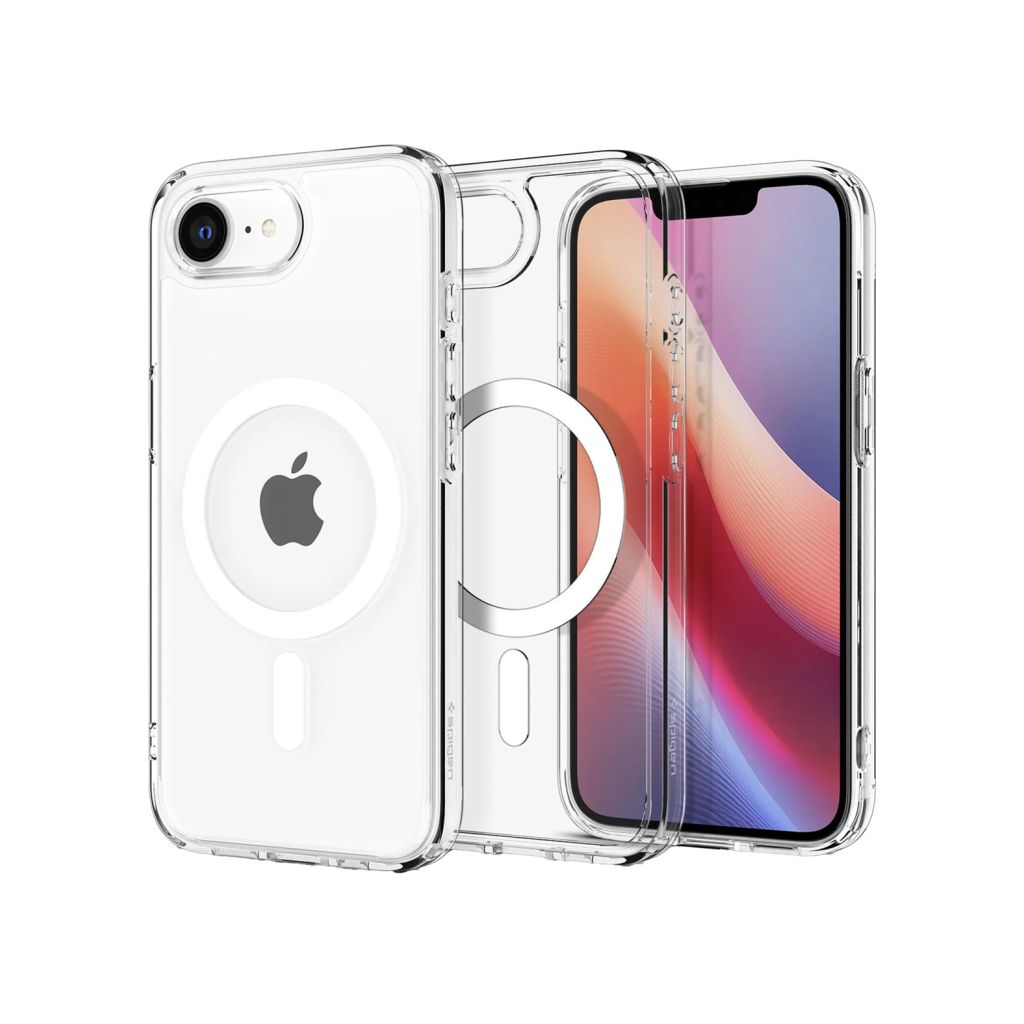 Spigen Ultra Hybrid Backcover MagSafe Apple iPhone 16e - Clear / White