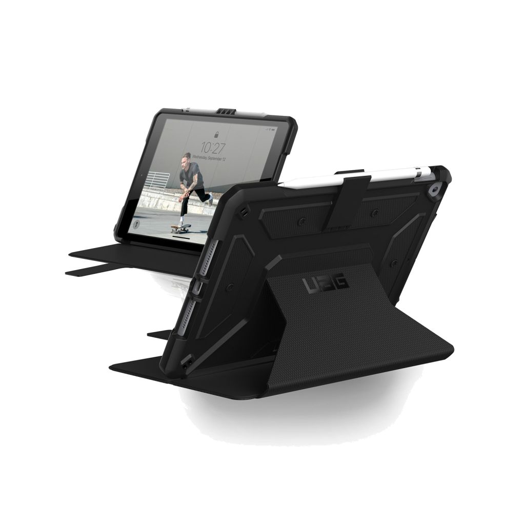 UAG Metropolis Bookcase Apple iPad 9 (2021) 10.2 inch / iPad 8 (2020) 10.2 inch / iPad 7 (2019) 10.2 inch - Zwart