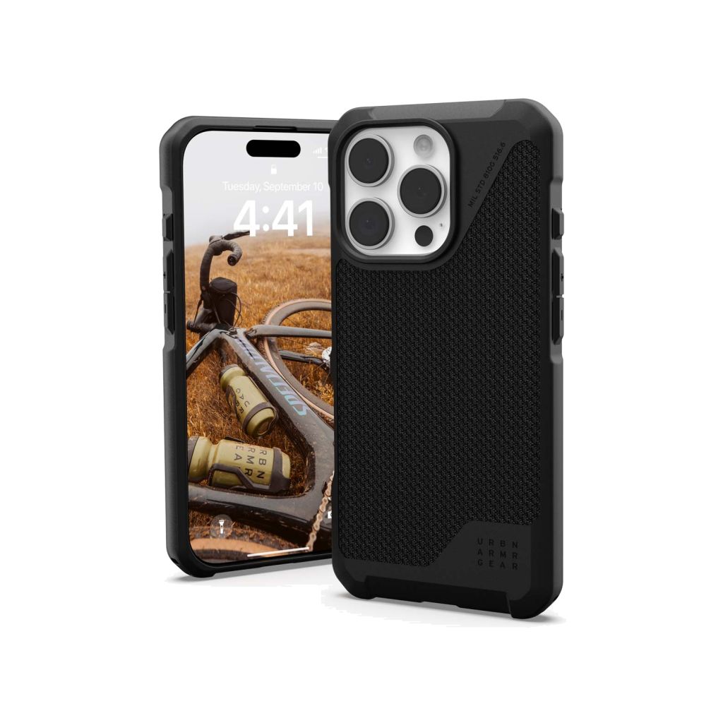 UAG Metropolis LT MagSafe Backcover Apple iPhone 16 Pro - Kevlar Black