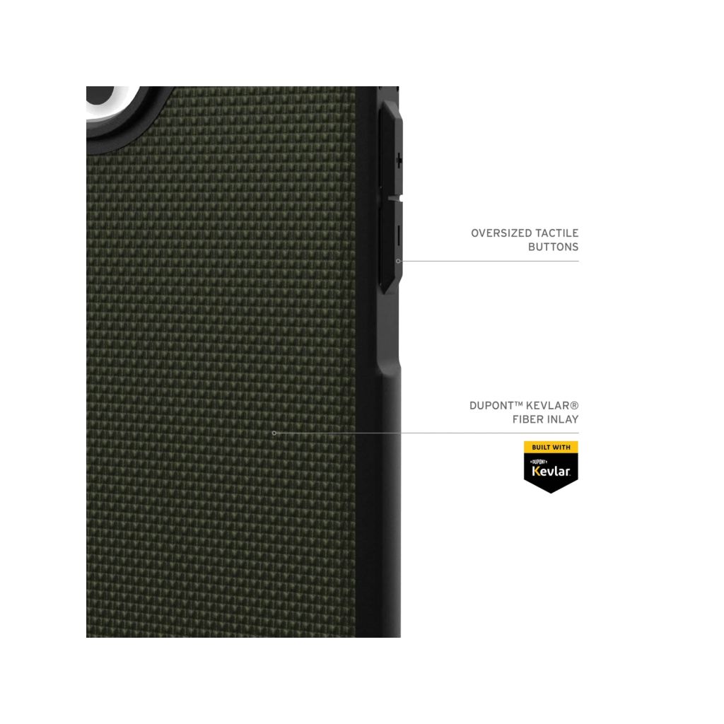 UAG Metropolis LT MagSafe Backcover Apple iPhone 16 Pro Max - Kevlar Olive
