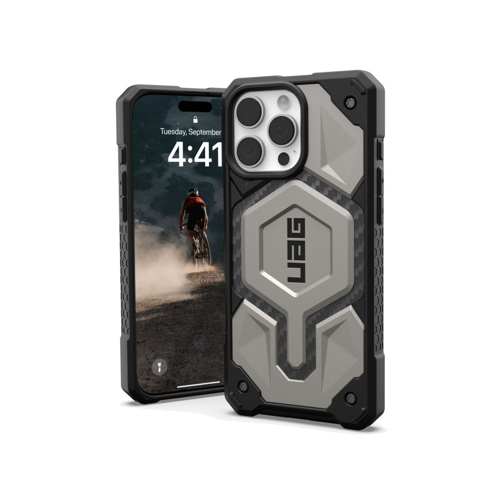 UAG Monarch Pro Backcover Apple iPhone 16 Pro Max - Titanium