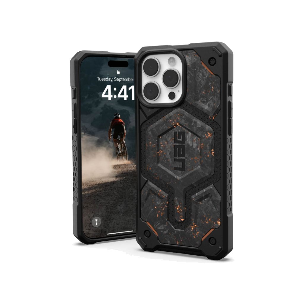 UAG Monarch Pro Backcover iPhone 16 Pro Max - Forged Carbon