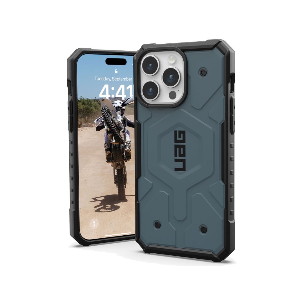UAG Pathfinder Backcover MagSafe Apple iPhone 15 Pro Max - Cloud Blue