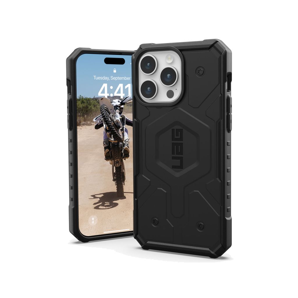 UAG Pathfinder Backcover MagSafe Apple iPhone 15 Pro Max - Zwart
