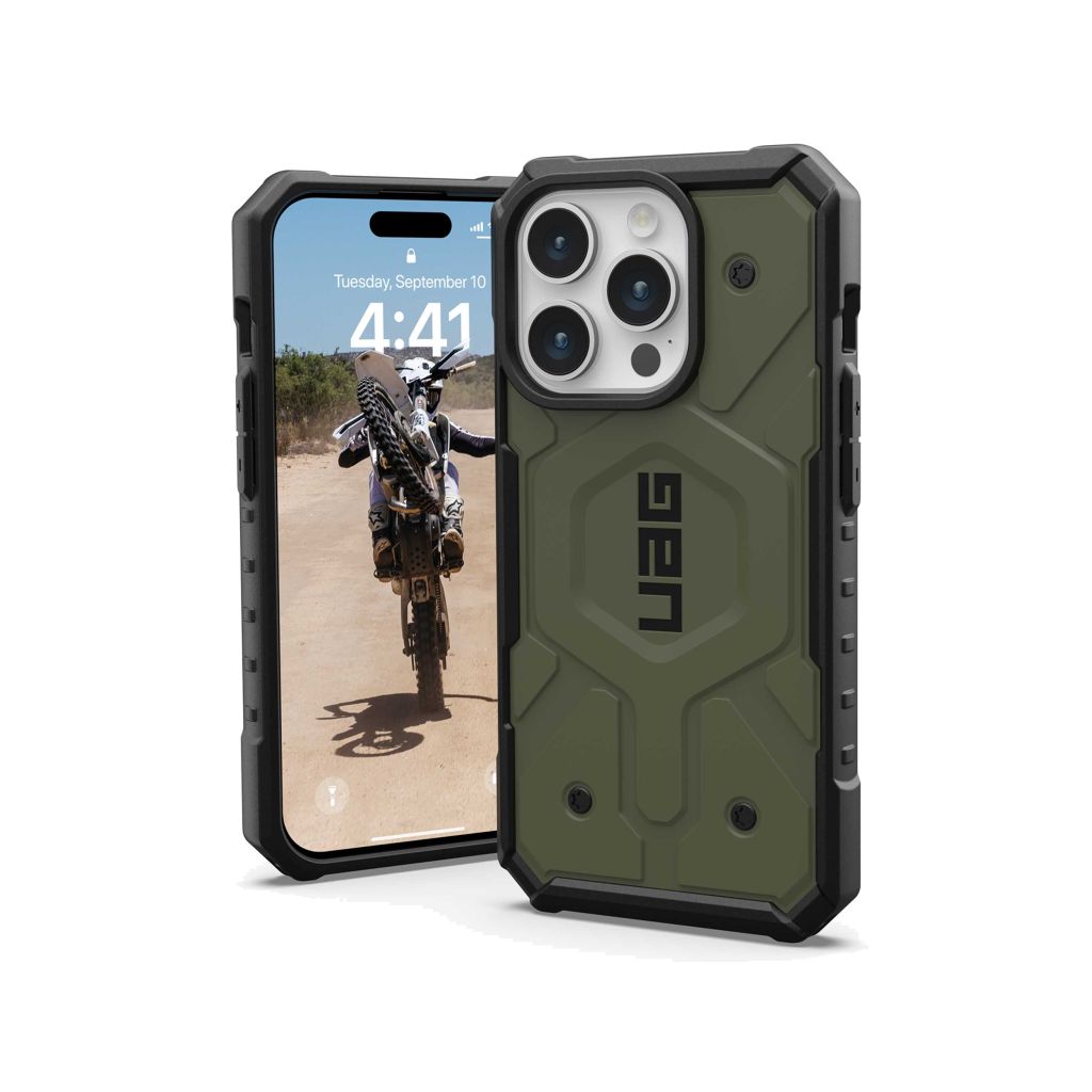 UAG Pathfinder Backcover MagSafe Apple iPhone 15 Pro - Olive Drab