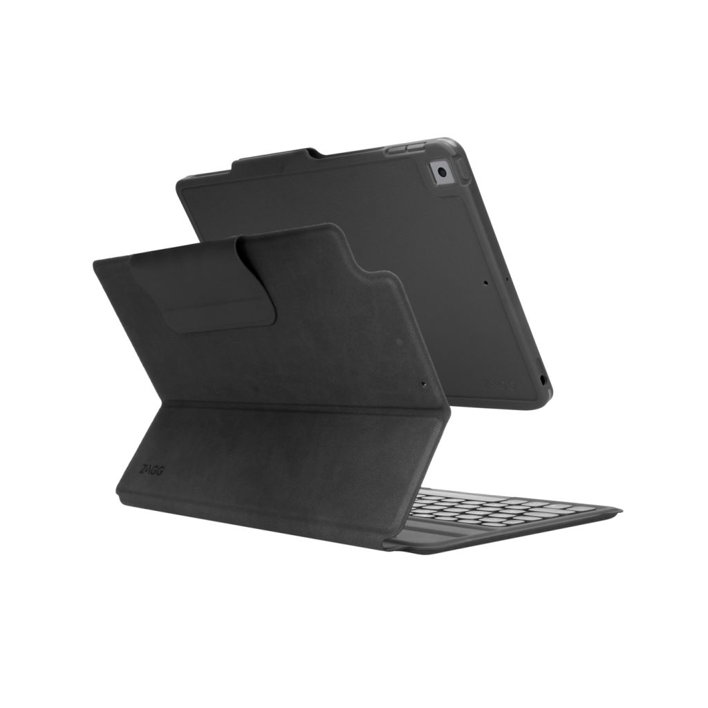 ZAGG Pro Keys Keyboard Bookcase iPad 9 (2021) 10.2 inch / iPad 8 (2020) 10.2 inch / iPad 7 (2019) 10.2 inch - Grijs