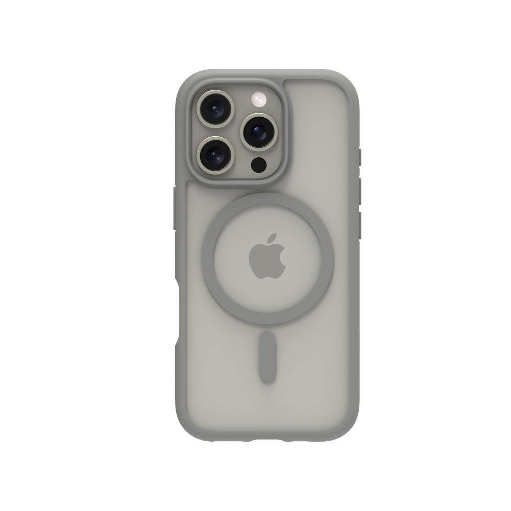 dbramante1928 Grenen Backcover MagSafe Apple iPhone 16 Pro - Transparant / Titanium