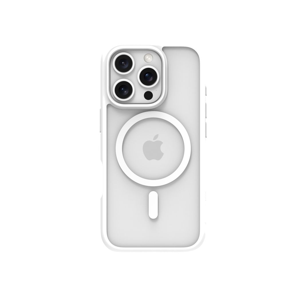 dbramante1928 Grenen Backcover MagSafe Apple iPhone 16 Pro - Transparant / Wit