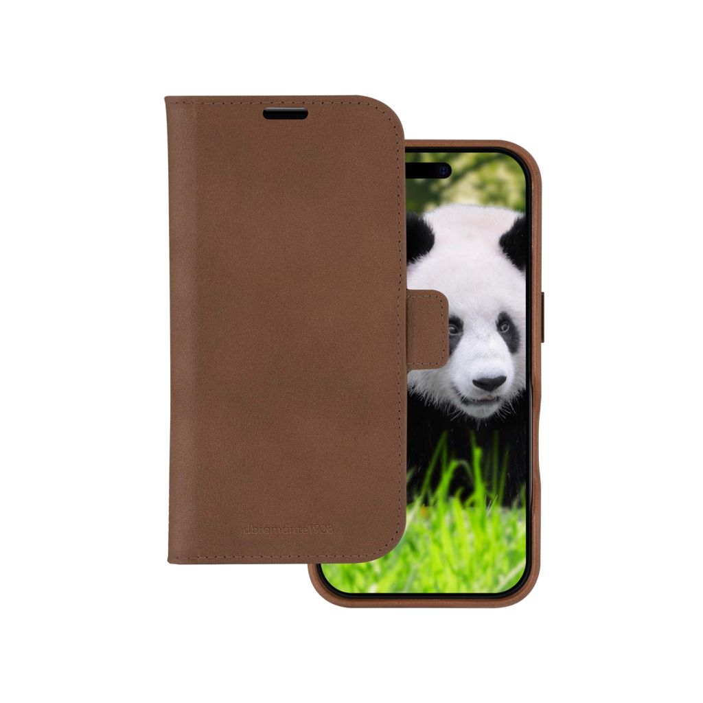 dbramante1928 Lynge Bookcase MagSafe Apple iPhone 16 - Tan