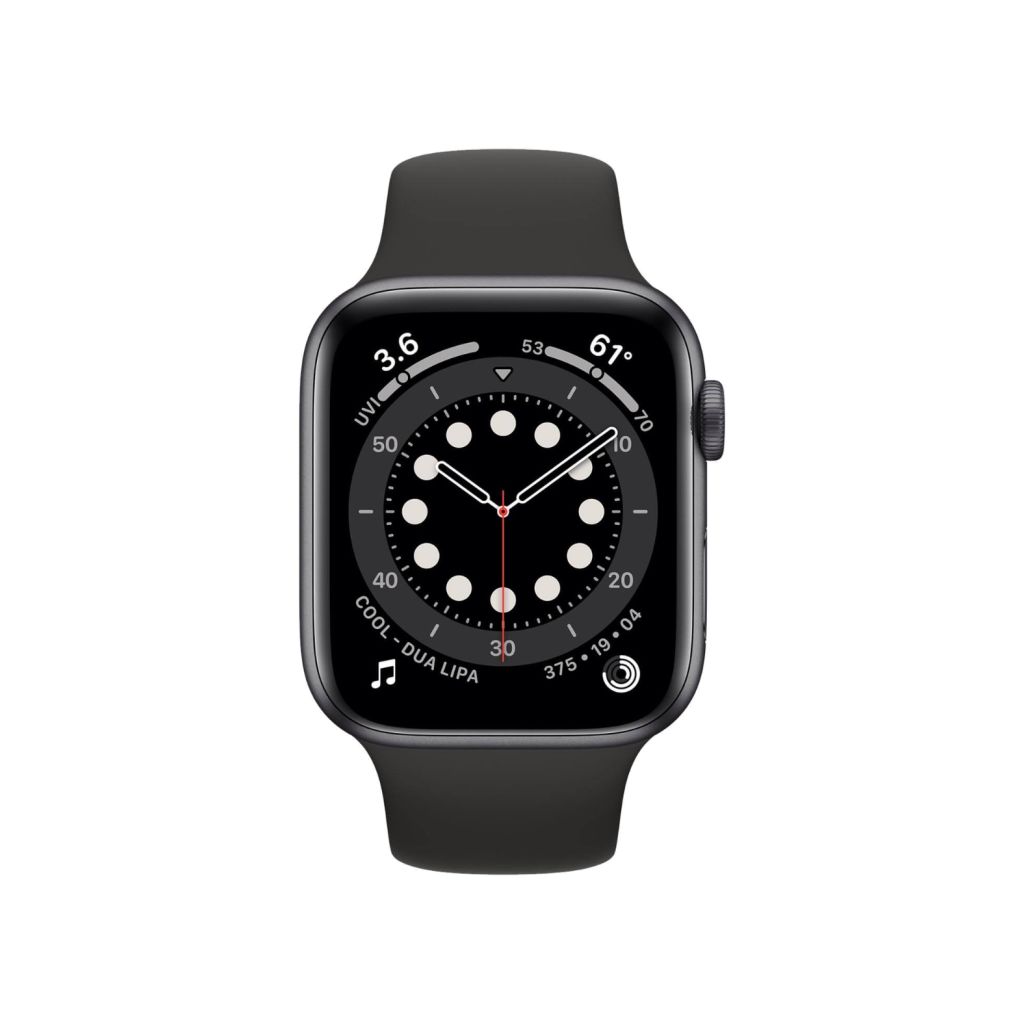 Apple Watch Series 6 44mm Aluminum Black Wifi Black Sport Band - A-grade
