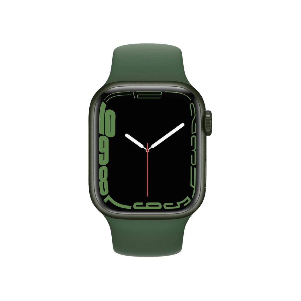 Apple Watch Series 7 45mm Aluminum Green Wifi + 4G Black Sport Band - C-grade