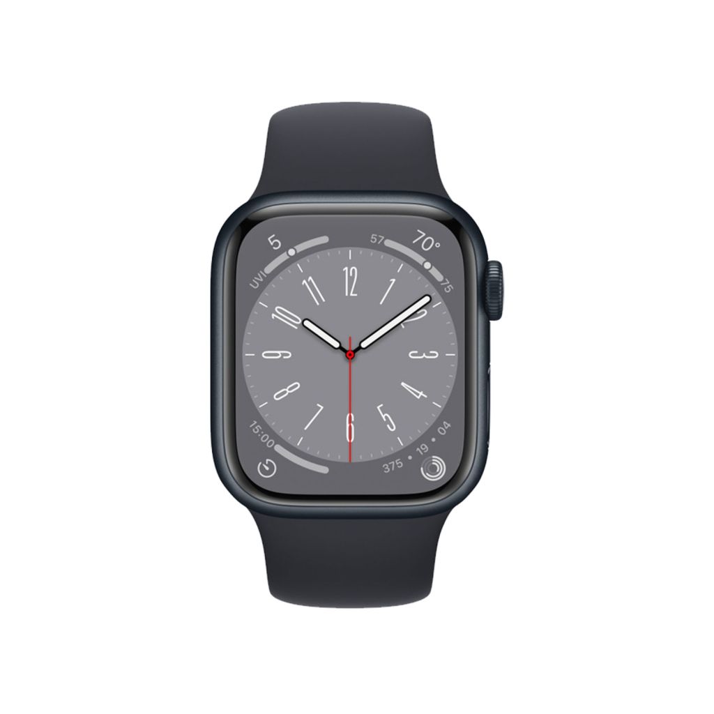 Apple Watch Series 8 45mm Aluminum Black Wifi Black Sport Band - B-grade